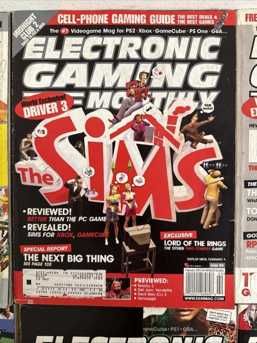 Electronic Gaming Monthly EGM Magazine Lot of 13, 2003 Full Year, Issues 162-173